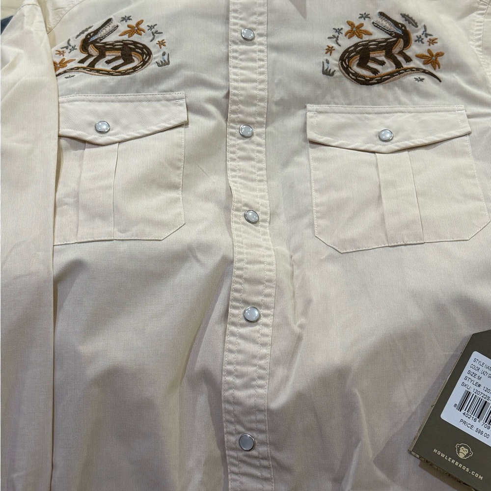 Howler Brothers - Lazy Gators - Embroidered Gaucho - Picture 3 of 3